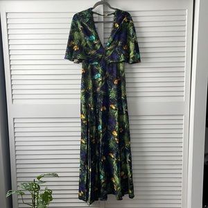 H&M TROPICAL PRINT DRESS